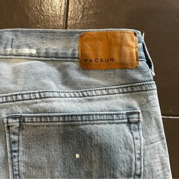 Men's PACSUN Stacked Skinny Distressed Jeans 32/30 - Picture 8 of 11